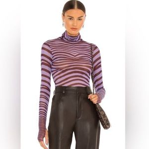 AFRM mesh turtleneck (NWT)